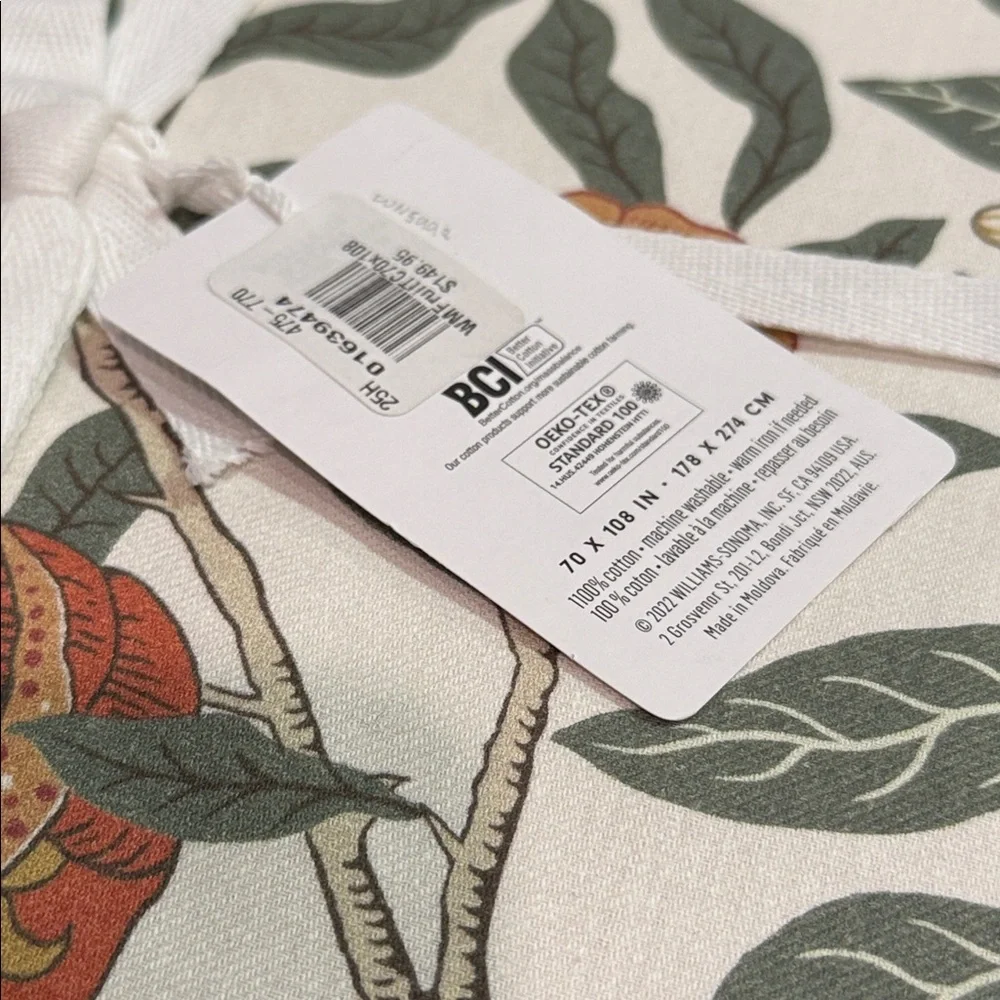 Morris & Co.‎ x Williams Sonoma Fruit Tablecloth 70